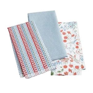 NWT Martha Stewart Collection 🌸 set of 3 kitchen towels